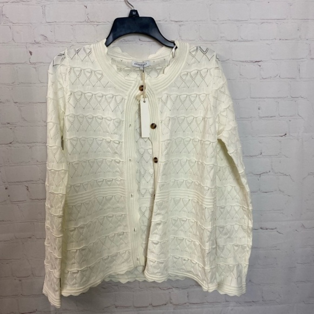 Crescent Sweater Cardigan Large NWT